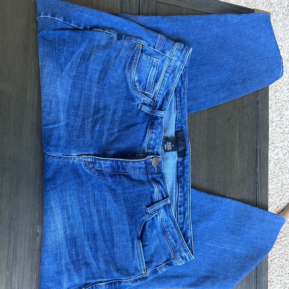 Lane Bryant Medium Blue Cropped Jeans - Picture 3 of 7
